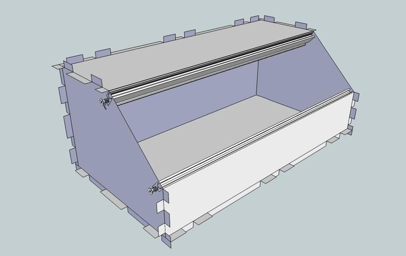 Eurorack Lasercut Case 84HP 3U 10mm Acrylic