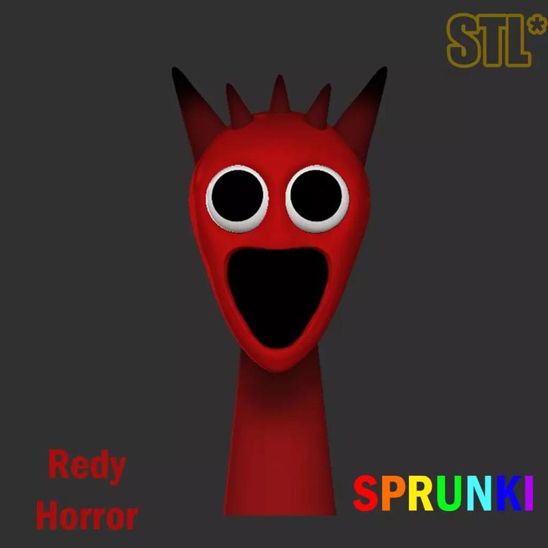Sprunki Incredibox Redy Horror Sprunki STL 3D