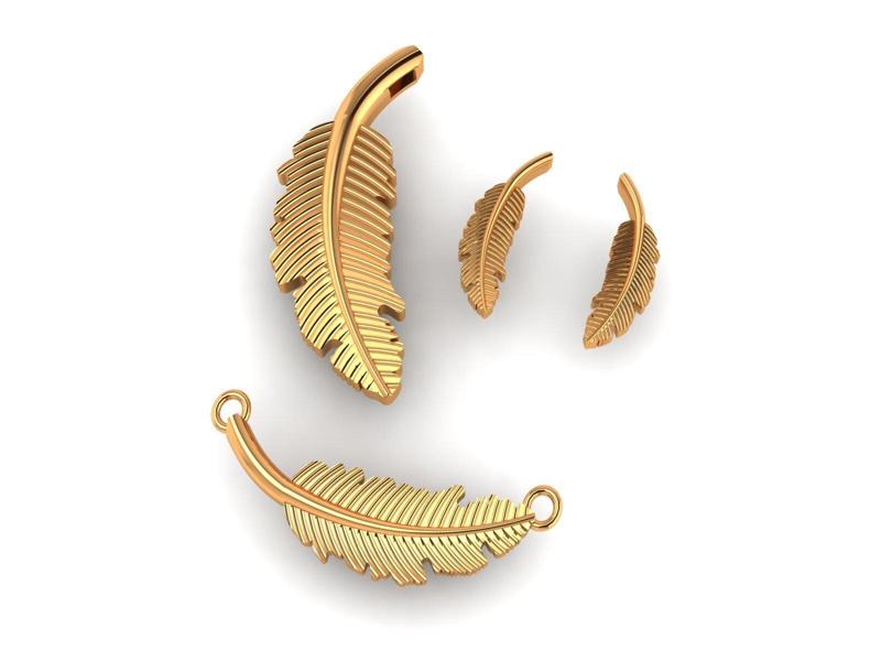 Feather design miniset