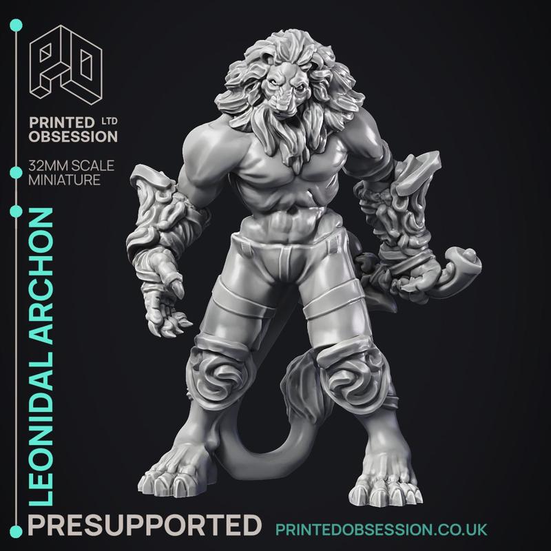 Leonidal - Heaven hath no fury - 	PRESUPPORTED - Illustrated and Stats - 32mm scale