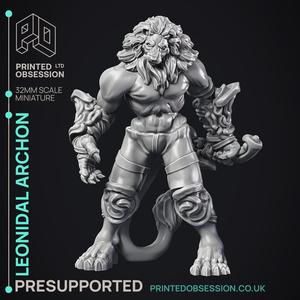 Leonidal - Heaven hath no fury - 	PRESUPPORTED - Illustrated and Stats - 32mm scale
