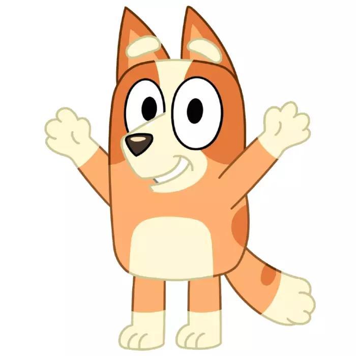 Modelo de Bingo y Bluey