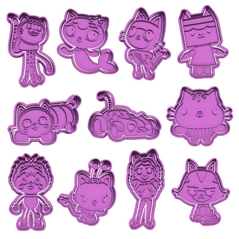 Gabbys dollhouse cookie cutter set of 11