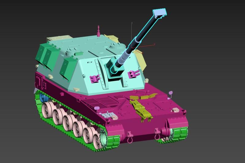 AHS Krab - Howitzer self-propelled howitzer