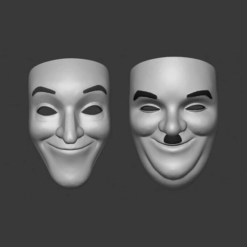 Laurel & Hardy Masks