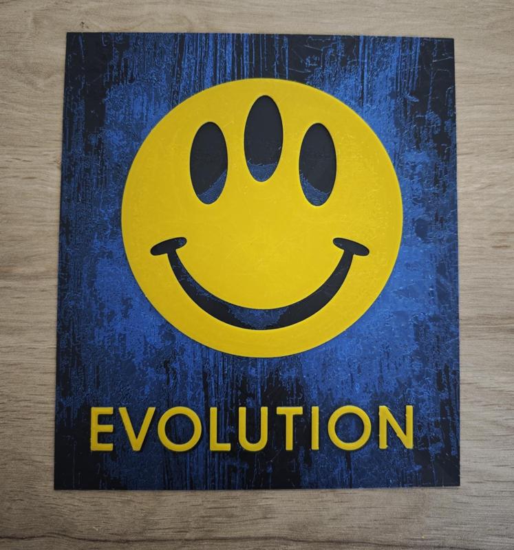 Tableau Evolution - 175 x 200 mm - free - gratuit