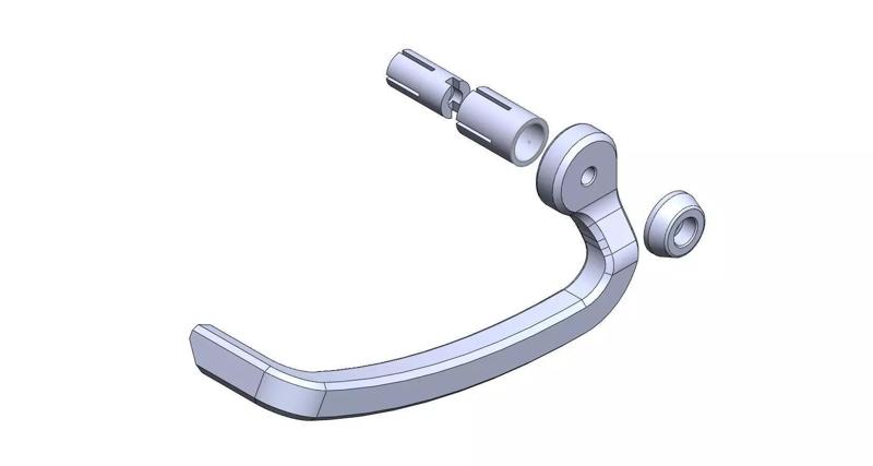 MOTORCYCLE BRAKE LEVER GUARD