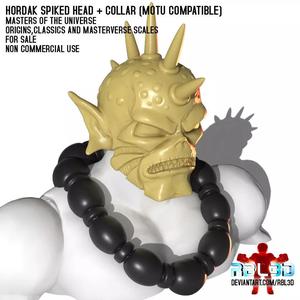 Hordak Spiked head Motu compatible