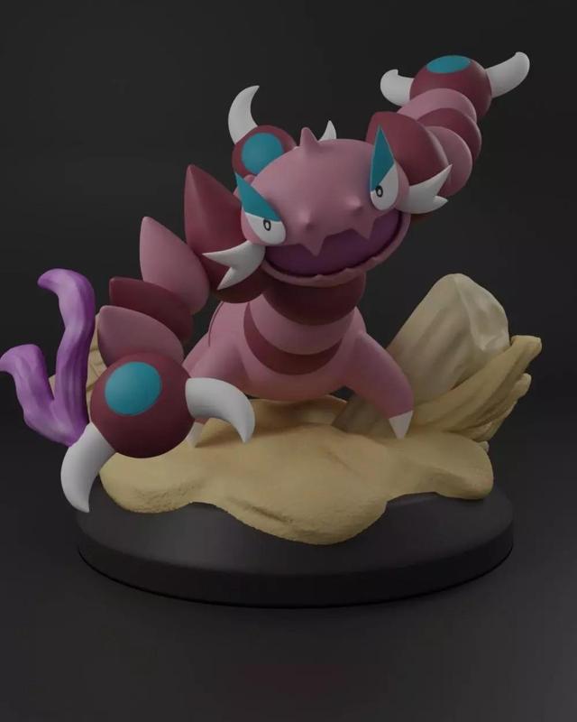 Pokemon - Drapion in the Desert Figure