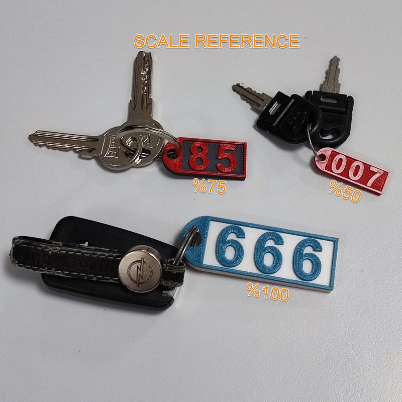 Customizable Keychain Software (Unlimited Combinations)