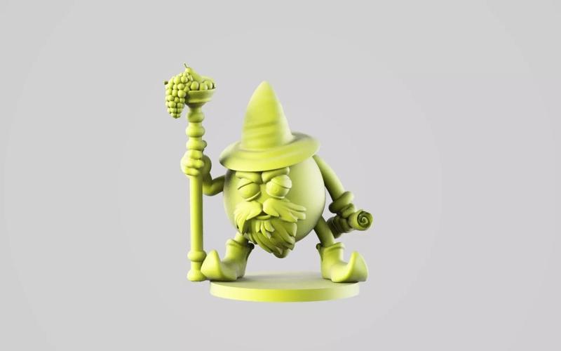 Lemage gnome with wand
