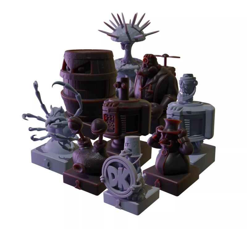 Chess Pack Donkey Kong Country 3 BOSSES
