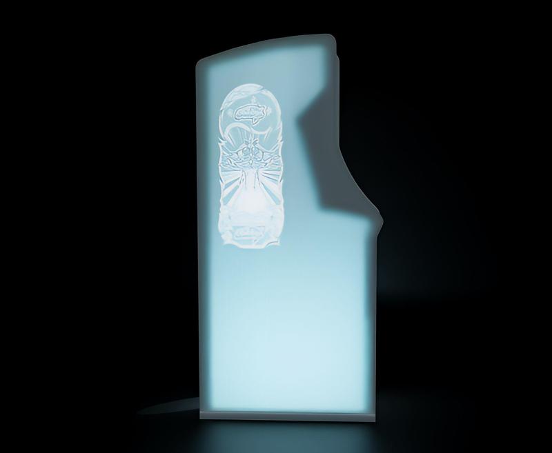 Galaga Arcade Cabinet with Lithophane