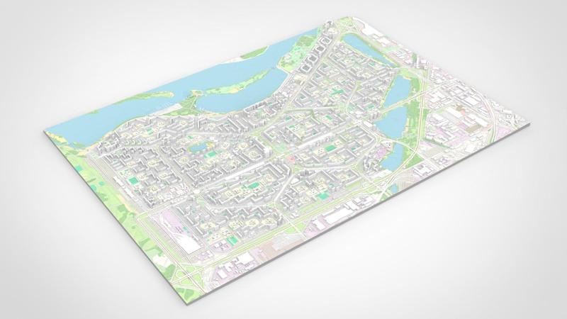 Cityscape Kyiv Ukraine Obolon fragment city