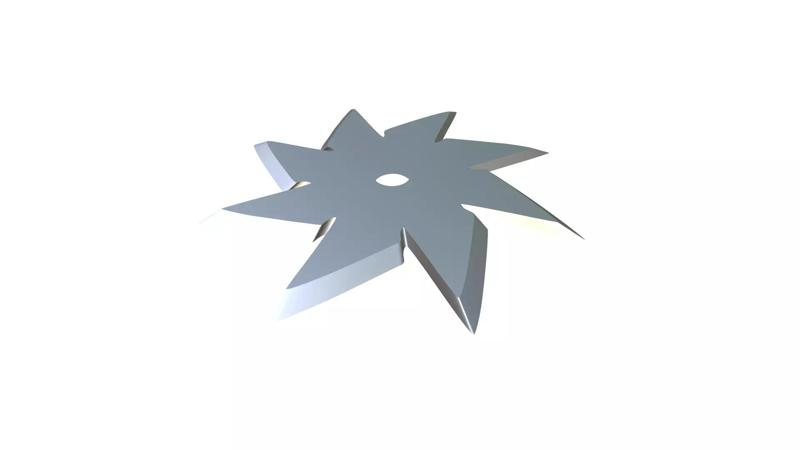 Shuriken metal star