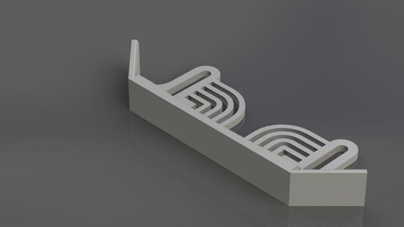 250 Quadcopter / Nighthawk 250 RGB LED FRONT Strip Holder