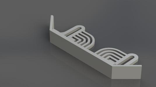 250 Quadcopter / Nighthawk 250 RGB LED FRONT Strip Holder