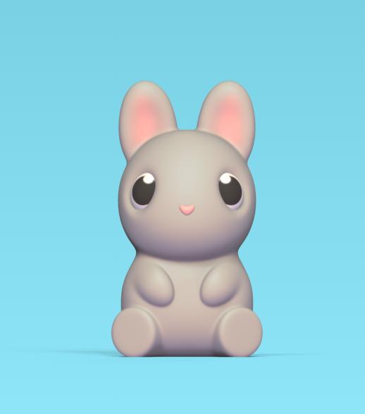 Cute Sitting Bunny