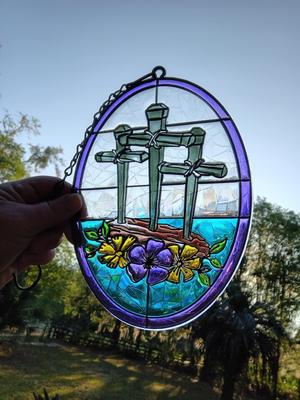 Sun Catcher 3 Crosses