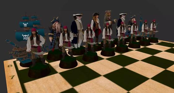 AJEDREZ PIRATAS DEL CARIBE