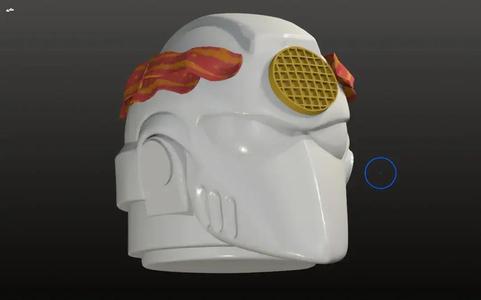Helm of the Waffle Warrior