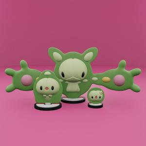 Pokemon No. 577-579 Solosis, Duosion, Reuniclus