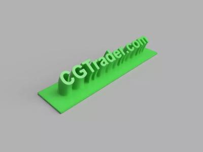 CGTrader on a desk