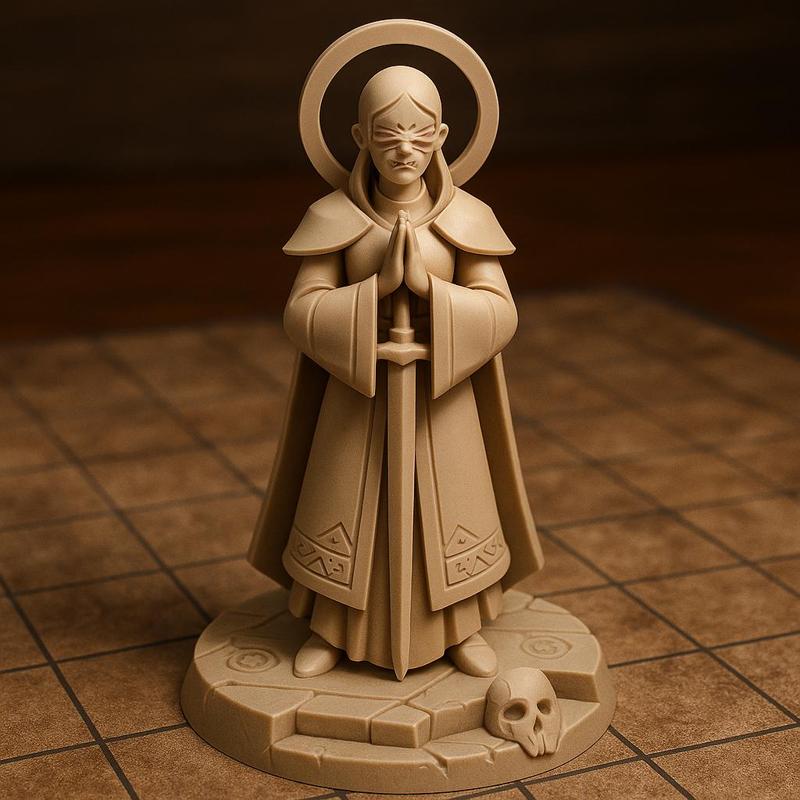 Blindfolded Paladin of Faith