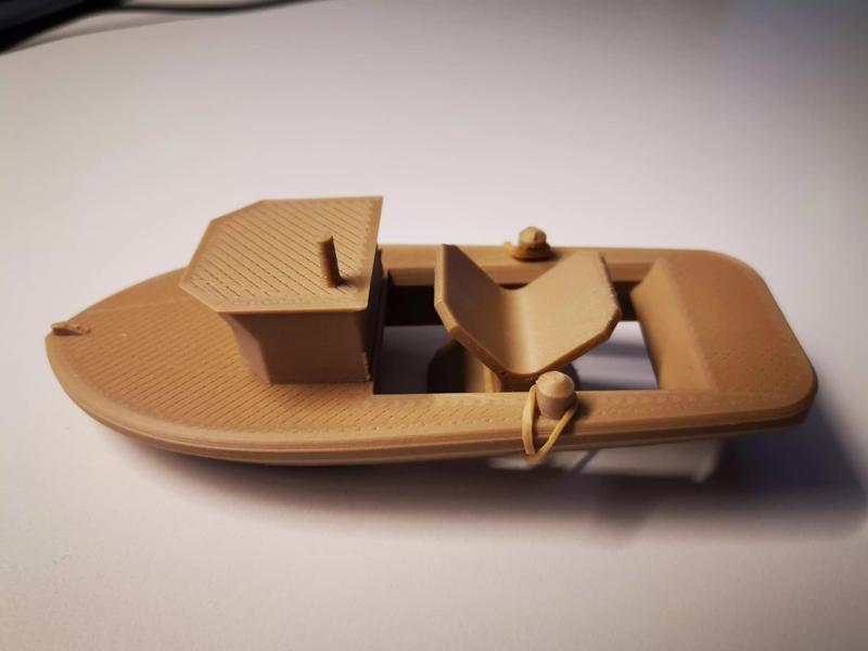 RUBBER BAND BOAT TOY