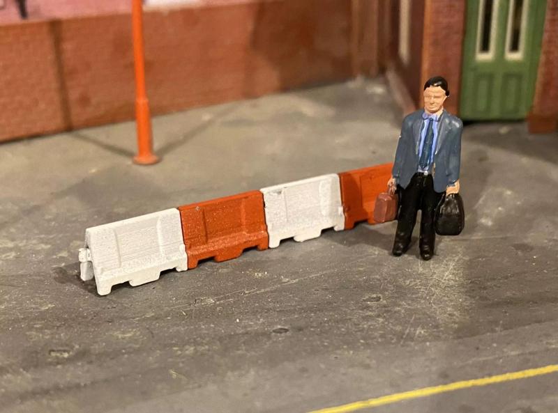 Model Railway Road Barriers