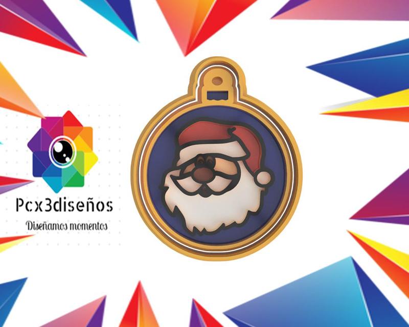 CALLET CUTTER Christmas ball 1 Santa Claus