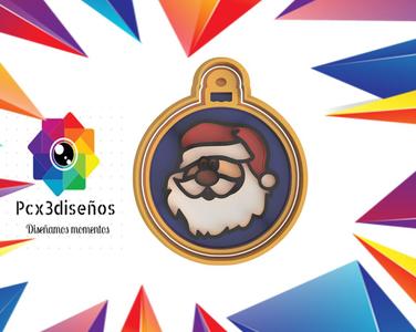 CALLET CUTTER Christmas ball 1 Santa Claus