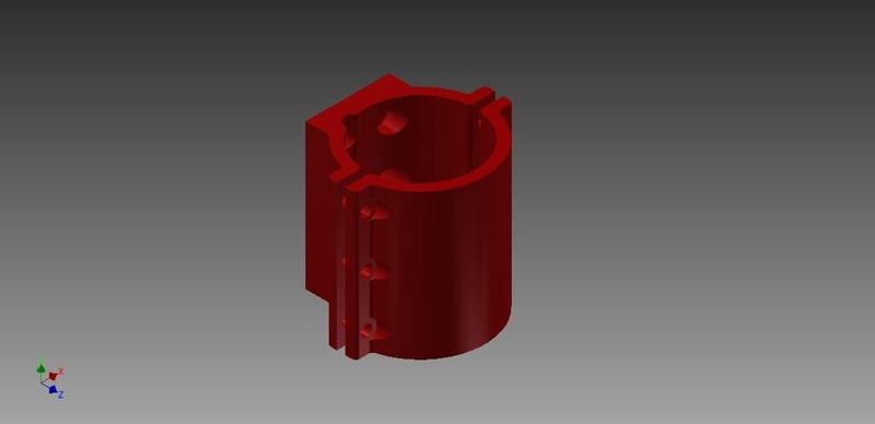 2-Piece Spindle Mount, Shapeoko 2