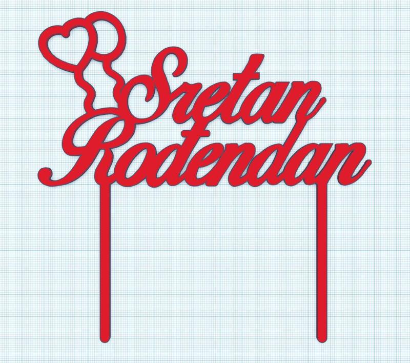 Topper sretan rođendan