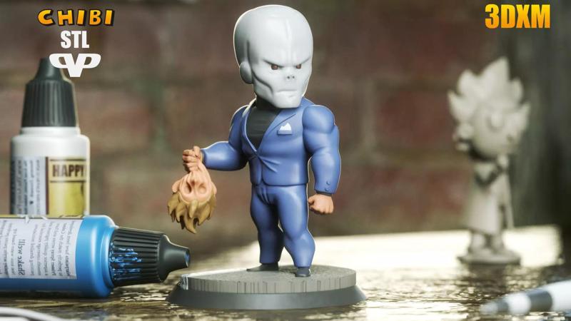Marvel United Chameleon Chibi STL for 3D Printing ChibiSTL 3DXM