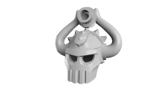 Custom3Dprint Minifigure Accessory - Krakenskull Helmet