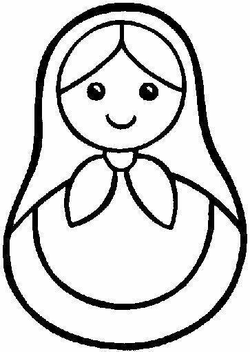 Matrioshka (set) cookie cutter