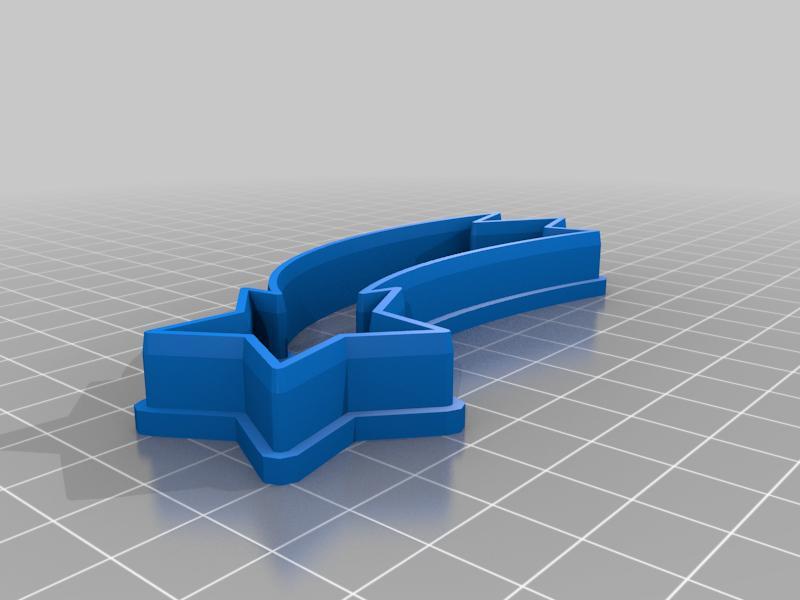 Sternschnuppe Ausstecher - Fallling Star Cookie Cutter