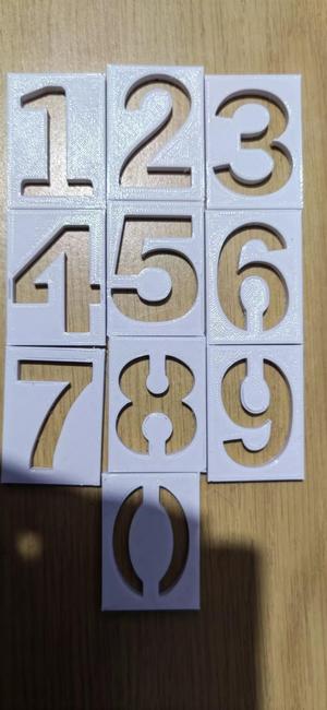 0-9 numbering