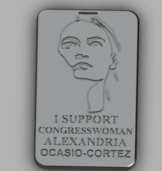 Alexandria Ocasio-Cortez Support Tag