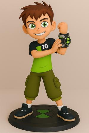 Ben Tennyson – Omnitrix Activation Action Pose Figurine