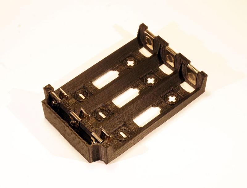 3x 18650 Battery Sled - Hammond 1590B