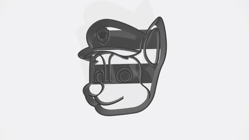 Paw Patrol Chase cookie cutter