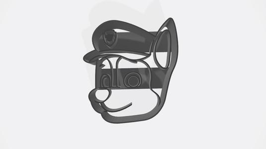 Paw Patrol Chase cookie cutter