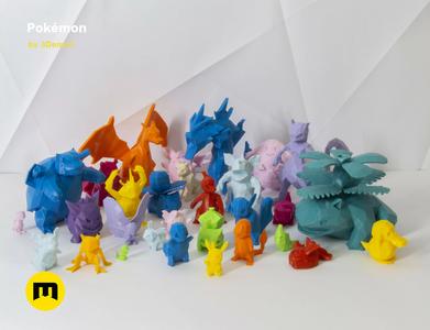 30 Lowpoly Pokemon