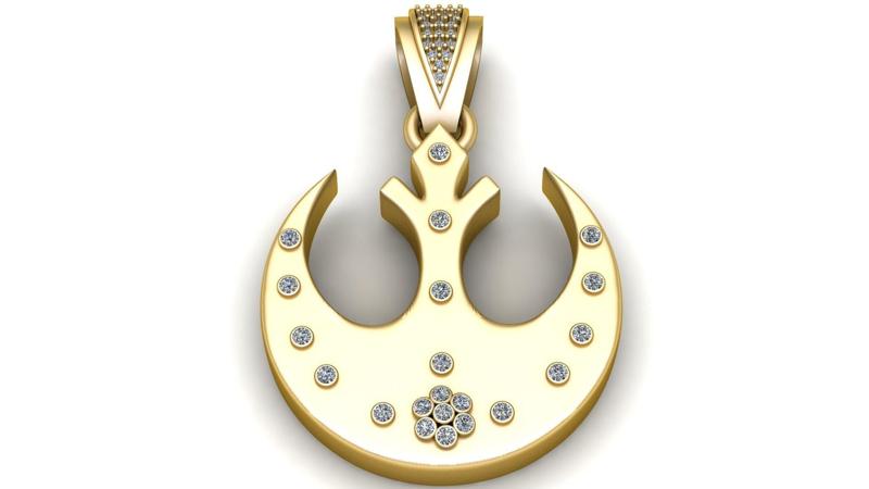 Star Wars PANDANT 3D PRINTABLE MODAL