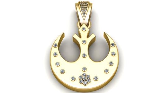 Star Wars PANDANT 3D PRINTABLE MODAL