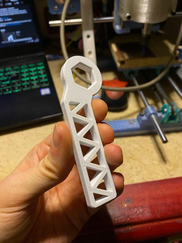 ER11 Chuck Wrench Tool 3d Printable