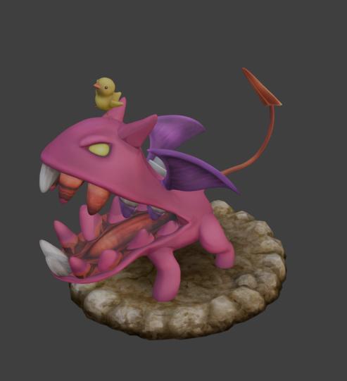 Ultimate Chimera - EarthBound Nightmare Fuel | 3D Printable STL | Distorted Horror Figure