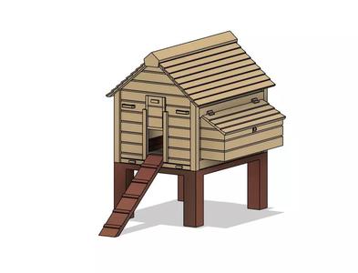 Model Railway Chicken House